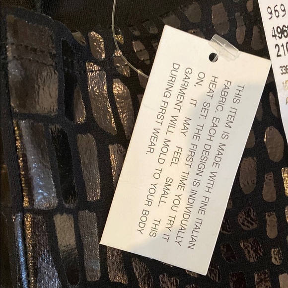 Aiko Black Alligator Leggings - Picture 4 of 13